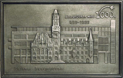 PLAQUE DU MILLÉNAIRE DE SARREBRUCK