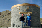 Fermeture de la deuxième coupole en construction