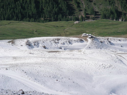 Piste enneigée